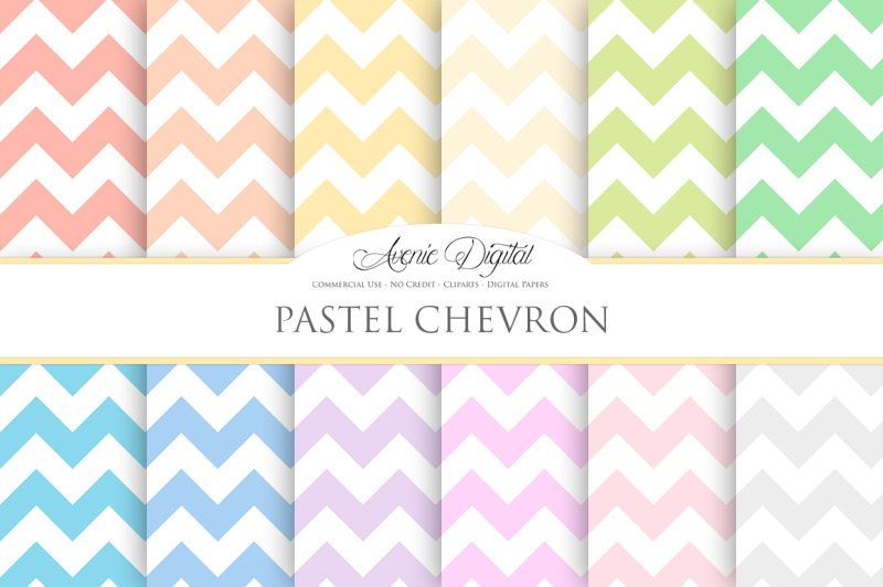 pastel-chevron-digital-paper