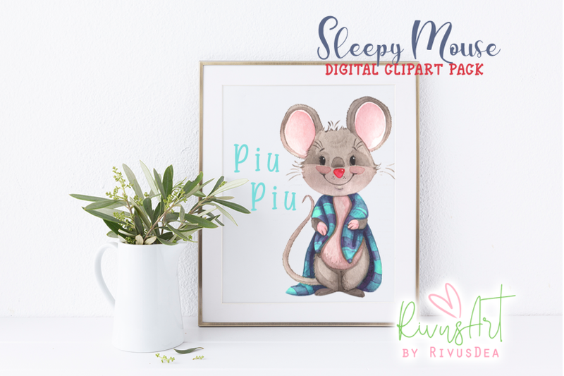 sleepy-baby-mouse-clipart-bundle-baby-boy-clipart-digital-download