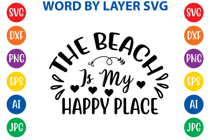 the-beach-is-my-happy-place-svg-cut-file