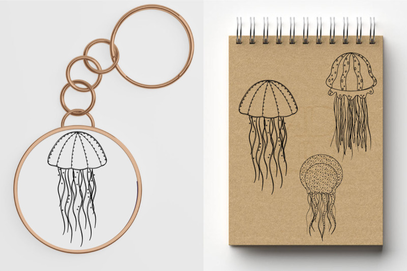 sea-jellyfish-black-contour-svg-format