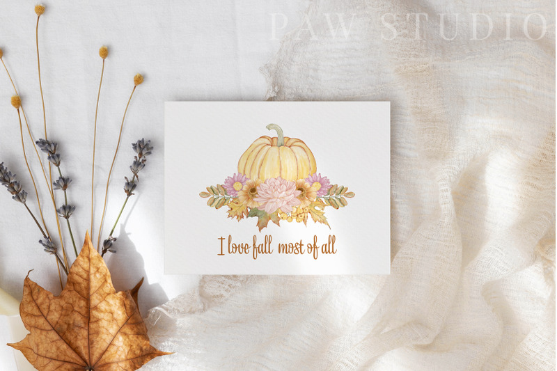 pumpkin-clipart-fall-bouquet-thanksgiving-watercolor-clipart