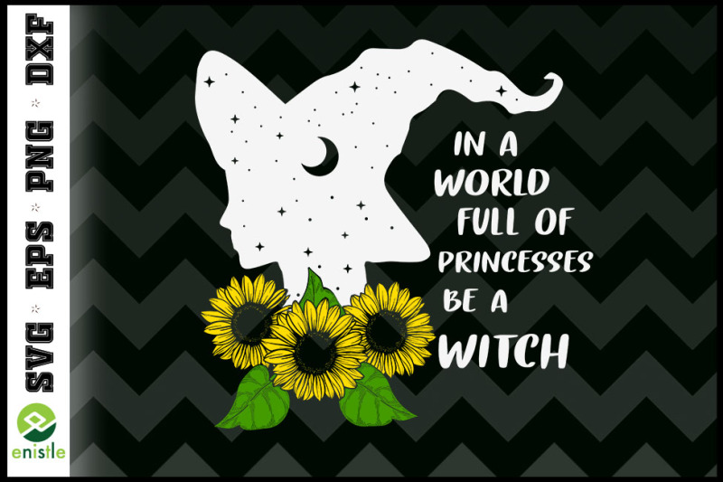 be-a-witch-halloween-sunflower