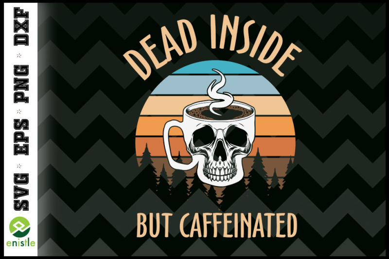 skeleton-coffee-dead-inside-retro