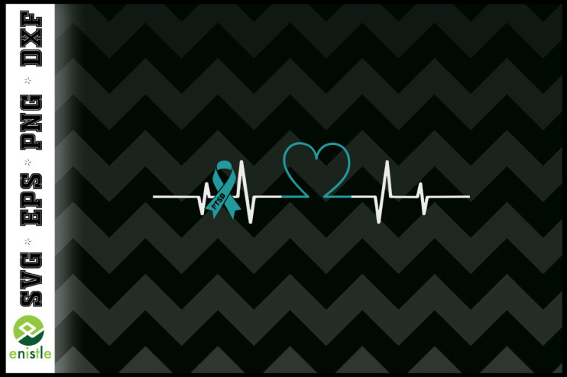 heartbeat-ptsd-ribbon-ptsd-awareness