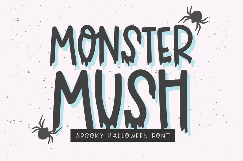 monster-mush-halloween-drip-font