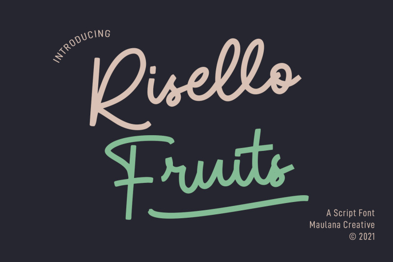 risello-fruits-script-font