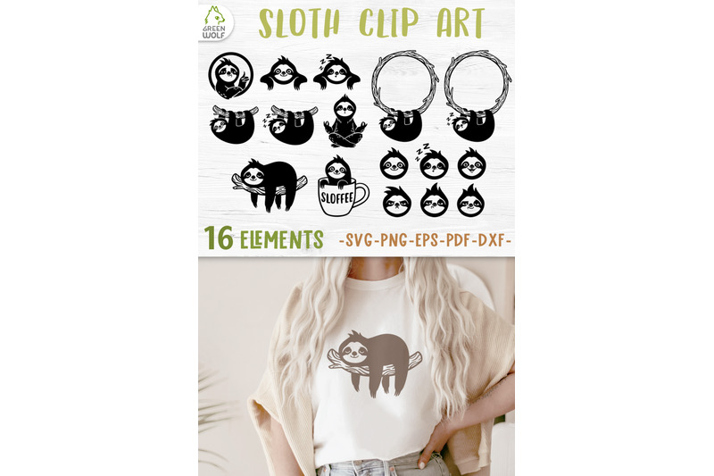 sloth-svg-bundle-sloth-clipart-sloth-silhouette-svg-files-for-cricut