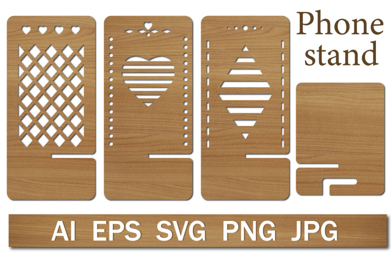phone-stand-template-with-cut-out-pattern-set-laser-cut