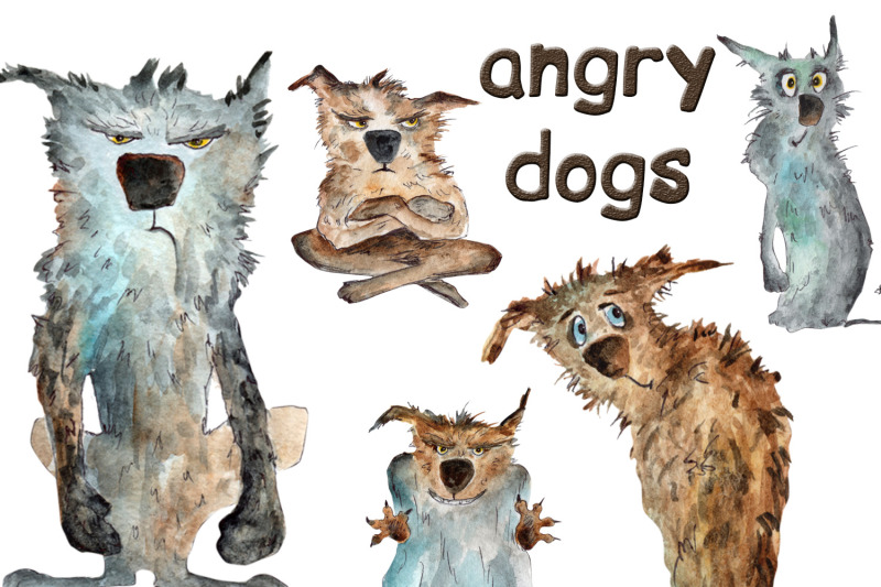 drawings-of-angry-dogs-png