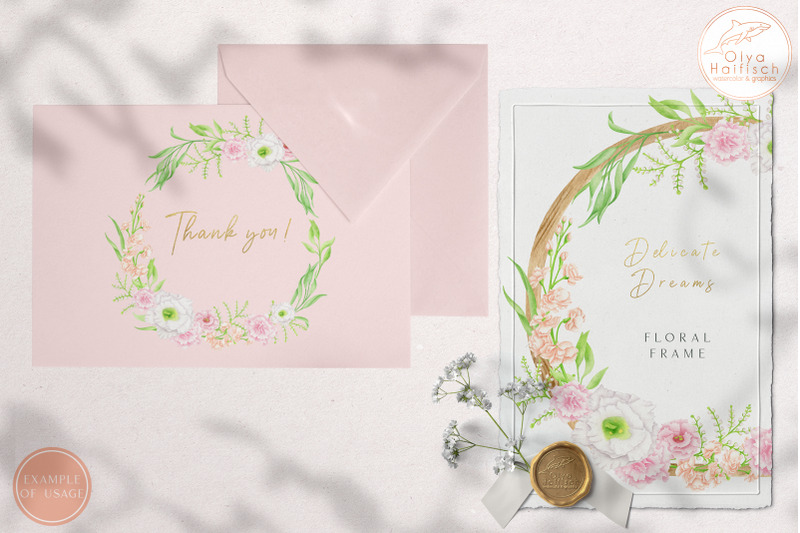 watercolor-floral-wreaths-wood-amp-flowers-wedding-frame-png