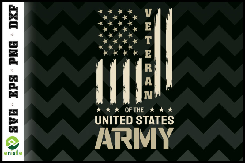 patriotic-u-s-army-veteran-red-line