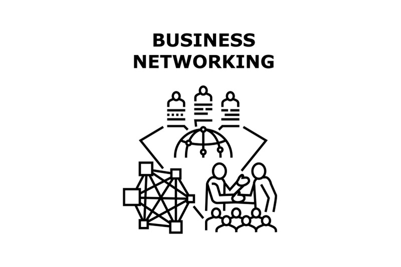 business-networking-outsource-vector-concept-color