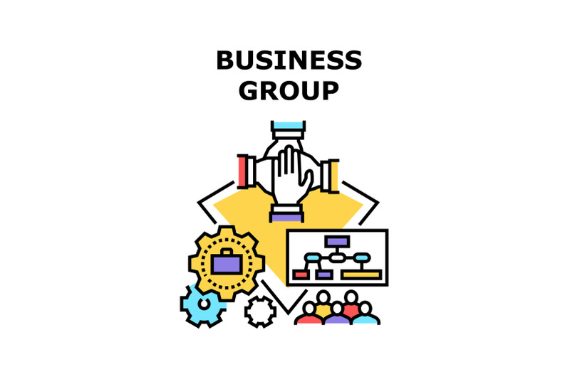 business-group-vector-concept-color-illustration