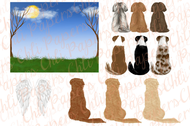 girls-and-dogs-clipart-dog-lover-gift-best-friends-clipart