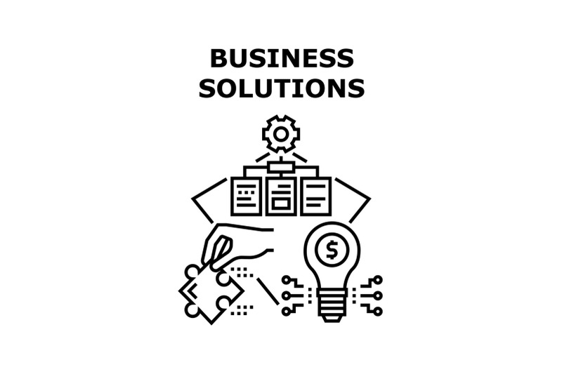 business-solutions-and-idea-vector-concept-color