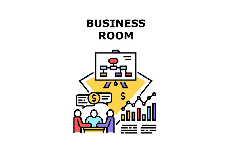 business-room-vector-concept-color-illustration