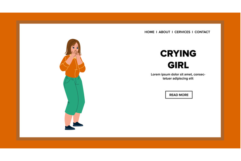 crying-girl-because-quarreled-with-husband-vector