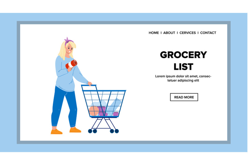 grocery-list-for-buying-products-in-market-vector