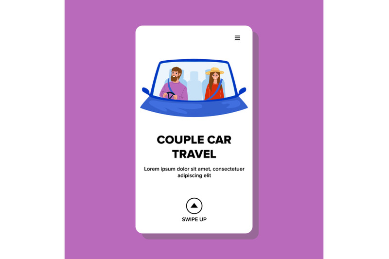 man-and-woman-couple-car-travel-together-vector