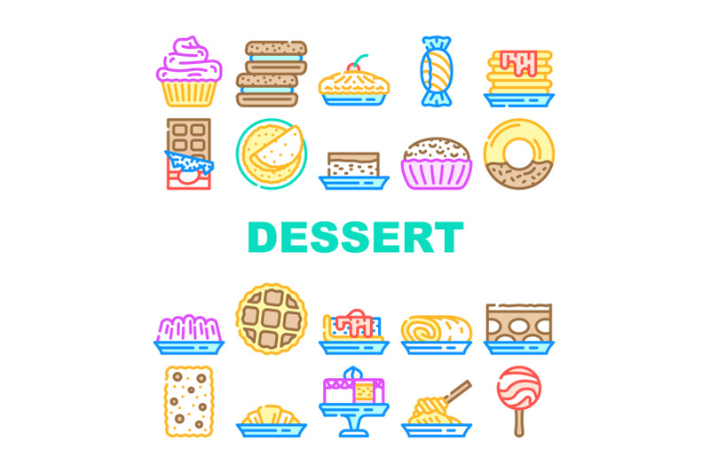 dessert-delicious-food-collection-icons-set-vector