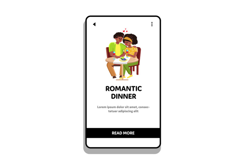 romantic-dinner-enjoying-husband-with-wife-vector