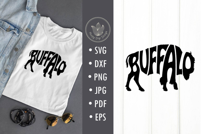 buffalo-svg-cut-file-lettering-in-buffalo-bison-shape