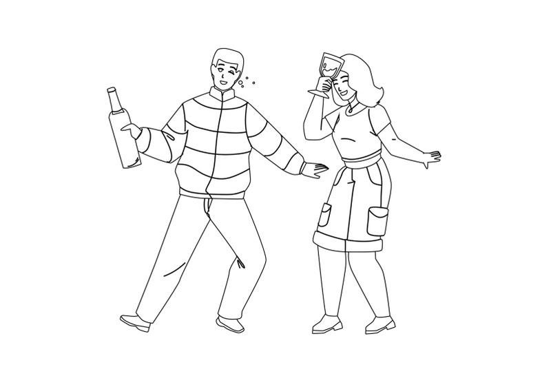 drunk-man-and-woman-couple-drink-together-vector