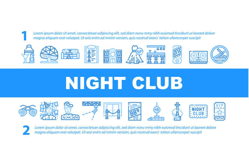 night-club-dance-party-landing-header-vector