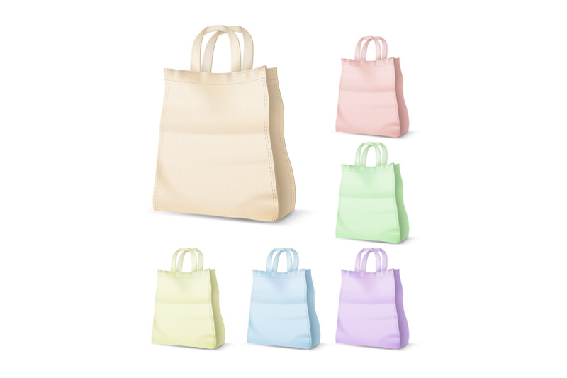 shopping-bag-different-color-collection-set-vector