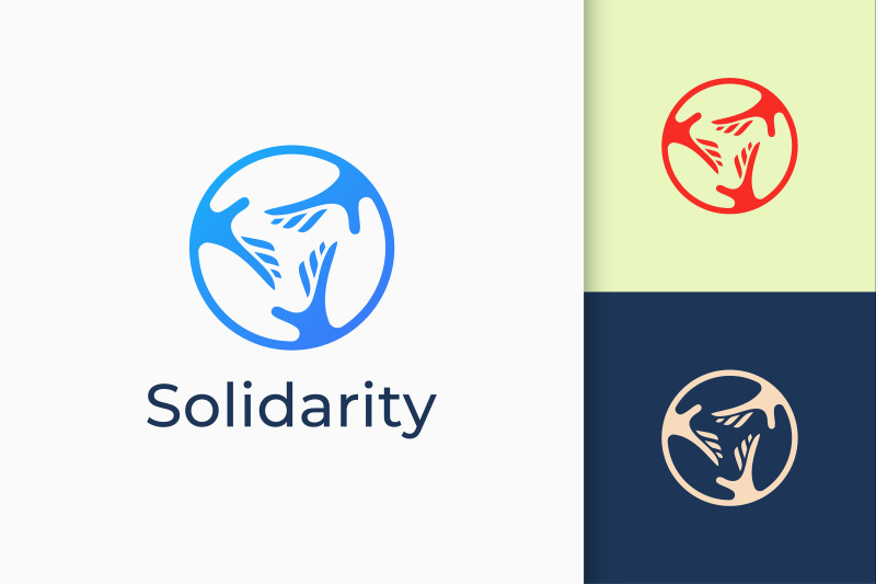 solidarity-or-charity-logo-in-simple