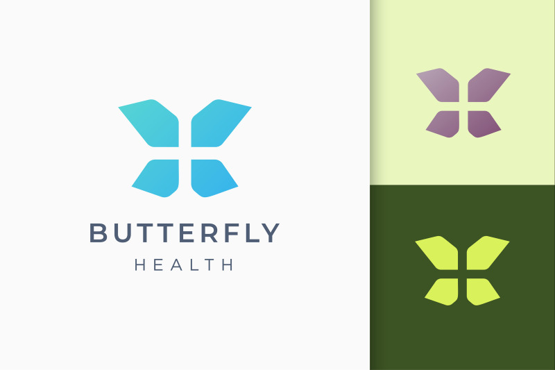 butterfly-or-health-plus-abstract-logo