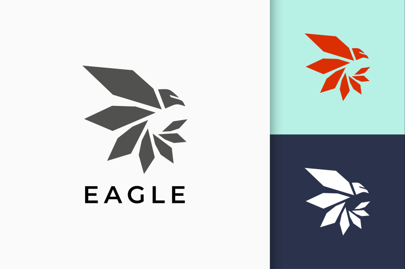 eagle-or-falcon-logo-in-modern-shape