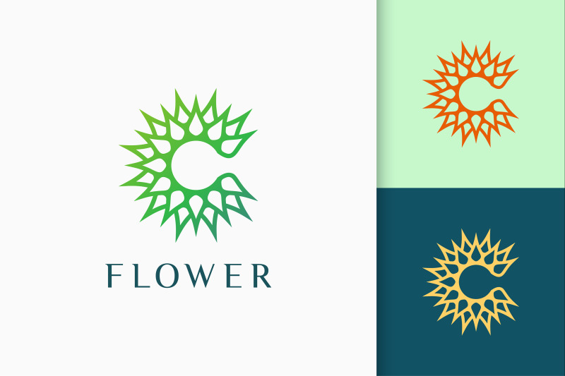 flower-nature-logo-in-letter-c