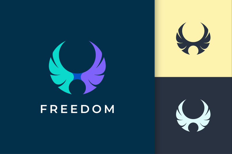 wing-logo-represents-freedom-and-power