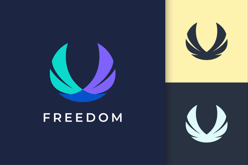 wing-logo-represents-freedom-and-power