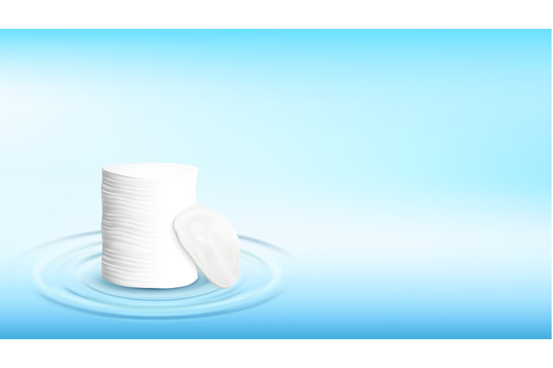 cotton-pads-heap-on-water-waves-copy-space-vector