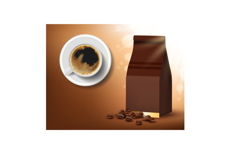 robusta-coffee-beans-promotional-poster-vector