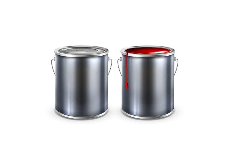 paint-blank-opened-and-closed-buckets-cap-vector