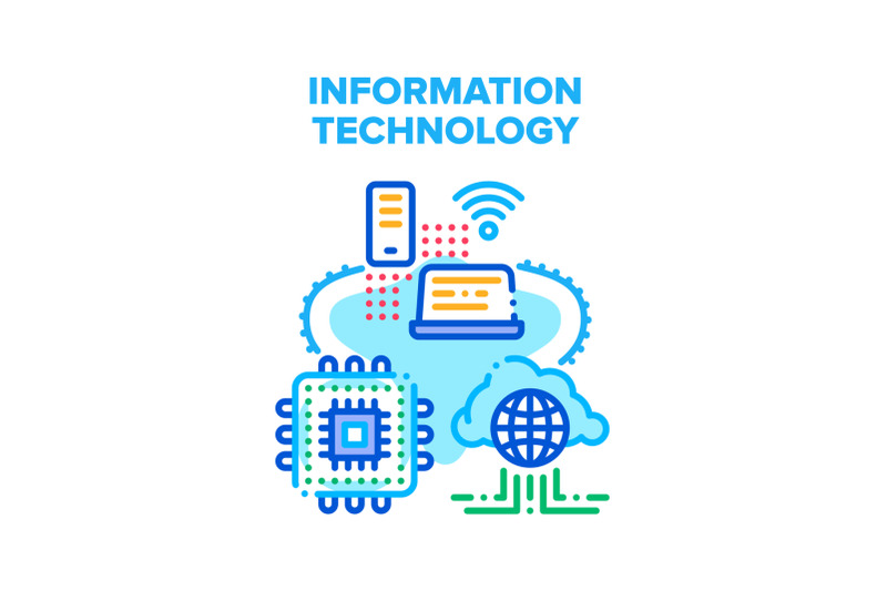 informational-technology-vector-concept-color