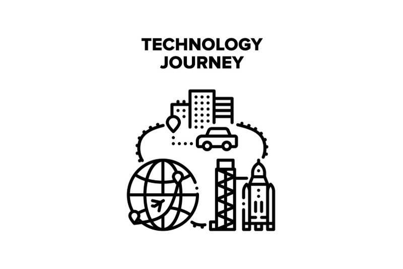 technology-journey-vector-concept-illustration