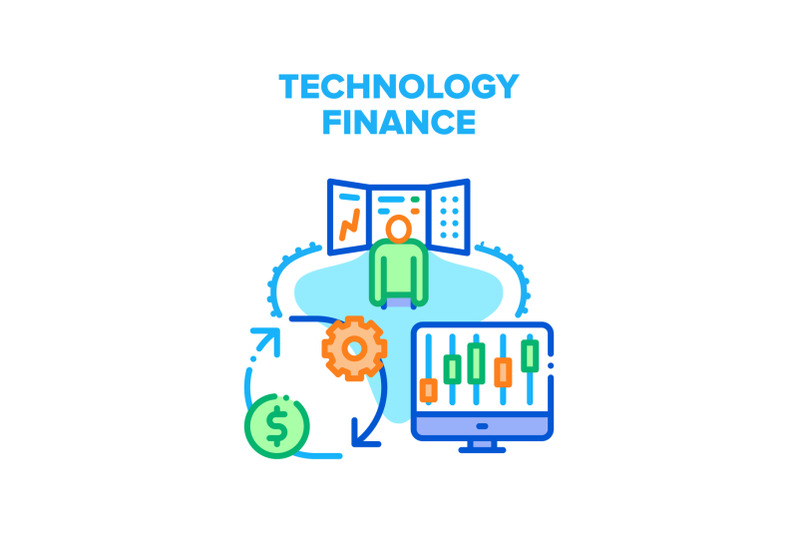 technology-finance-vector-concept-illustration