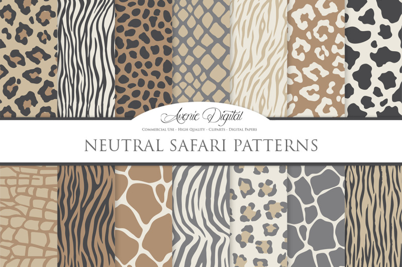 nautral-safari-digital-paper-animal-print-vector-ptterns