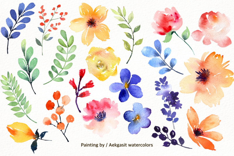 watercolor-clipart-flowers