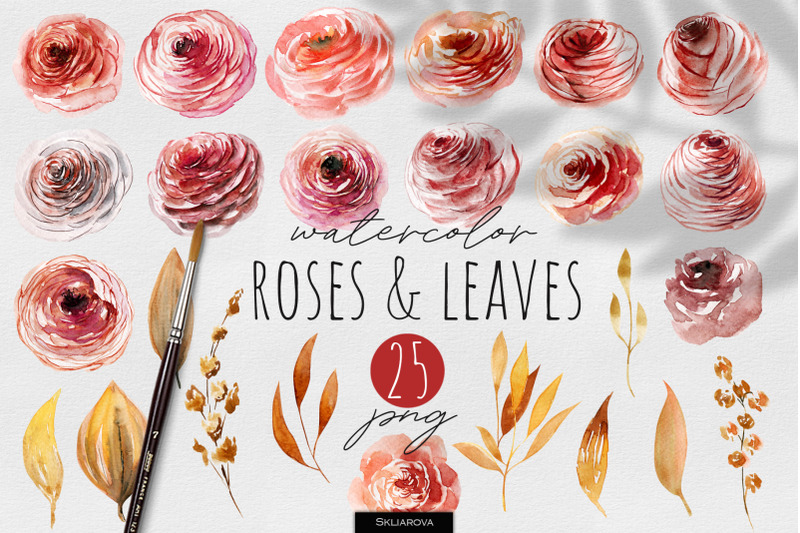 autumn-roses-amp-leaves-watercolor-clipart