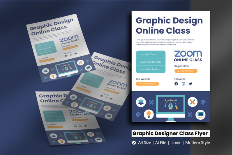 online-graphic-designer-class-flyer-template
