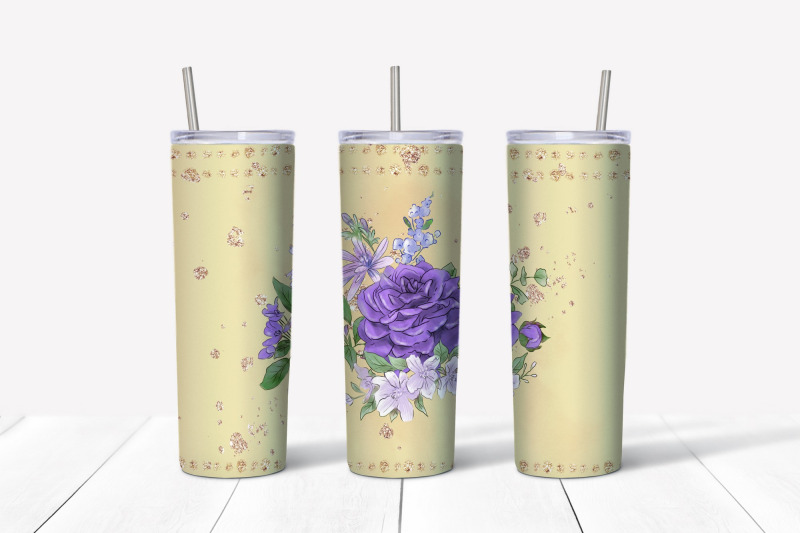 roses-sublimation-design-skinny-tumbler-wrap-design