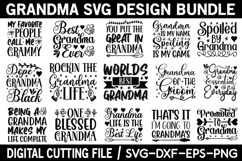 grandma-svg-bundle