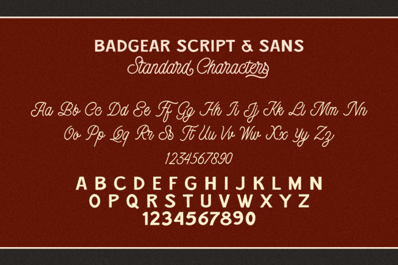 badgear-organic-font-duo