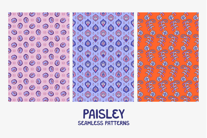 paisley-graphics-set