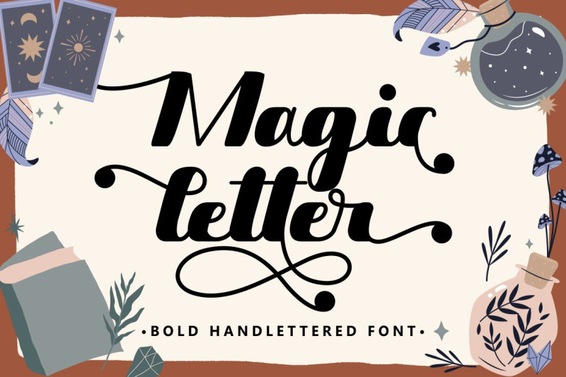 magic-letter-bold-hand-lettered-font